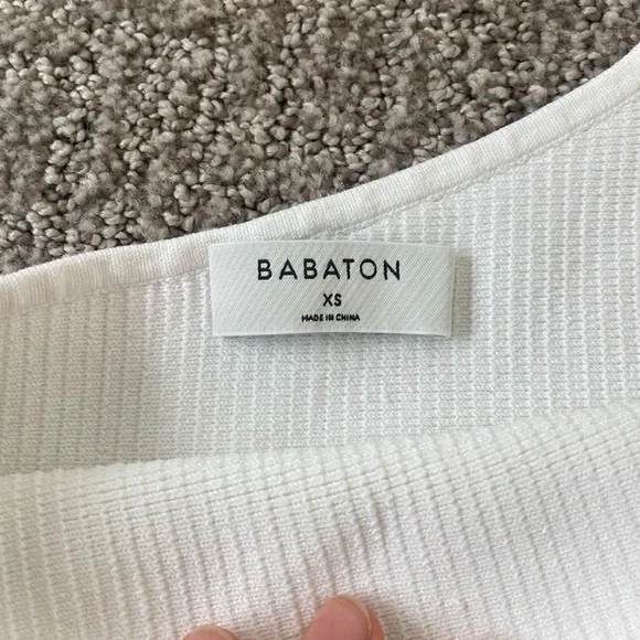 Aritzia Babaton one shoulder knit top - Picture 2 of 3